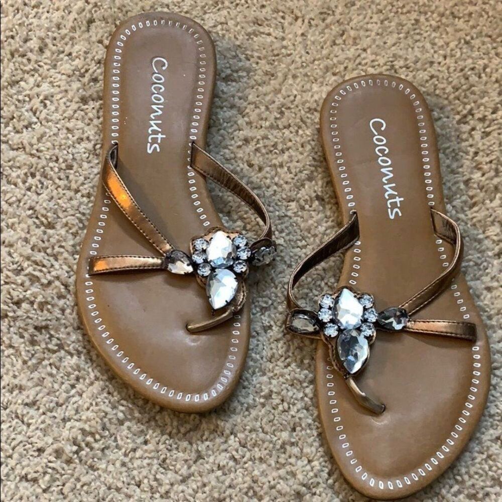 Coconuts Embellished Sara Shoes Size 8
